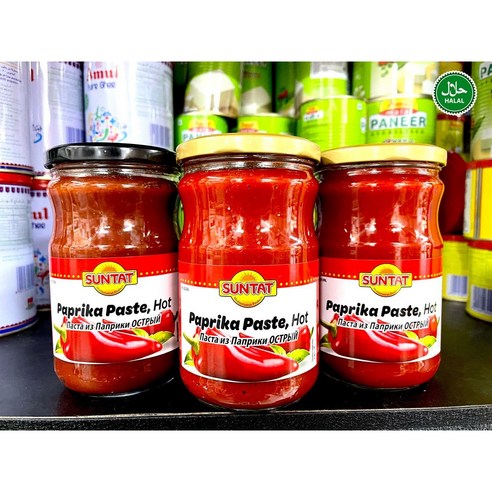 Suntat Traditional Turkish Hot Paprika Paste 선탓 전통 터키식 매운 파프리카 페이스트