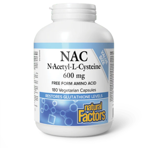 네추럴팩터스 엔에이씨 미세먼지 호흡기 600mg 180캡슐
