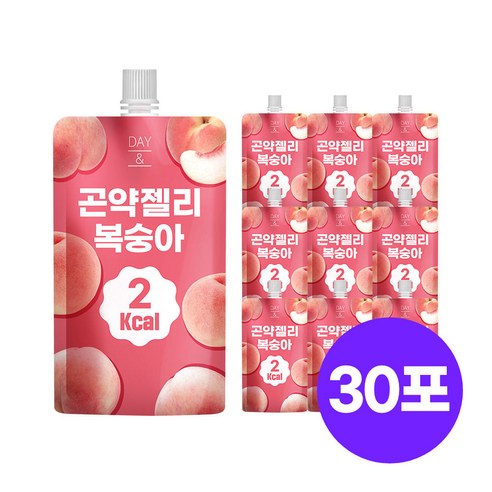 데이앤 곤약젤리 복숭아