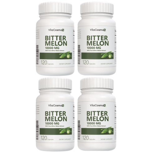 VitaCosmoX 비타코스모엑스 비터멜론 추출물 쓴멜론 여주 카란틴 고함량 10000mg 야채캡슐