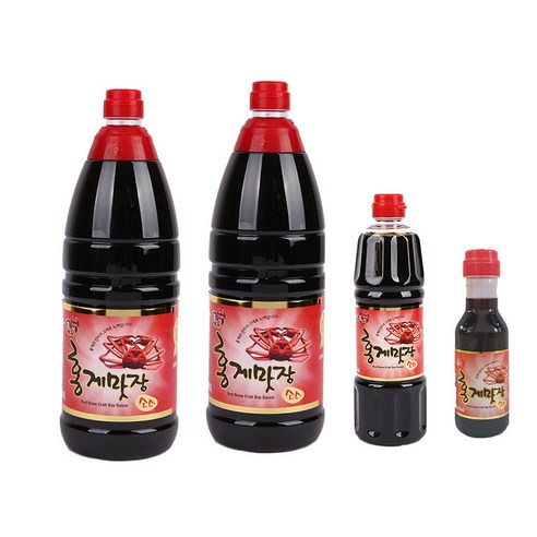 [류맛간장]홍게간장 홍게맛장소스1800ml 2병+500ml1병+200ml, 4300ml, 1개