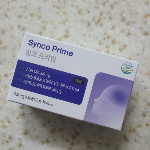 싱코 프라임 500mg, 1개, 30정