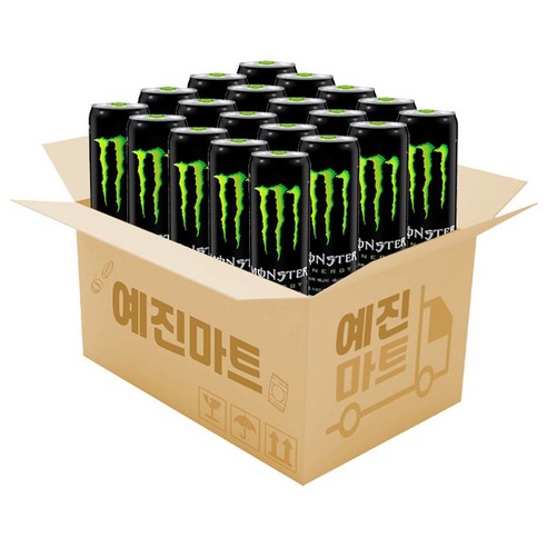 몬스터 에너지 그린 355ml 20캔, 20개입, 1