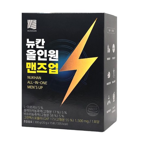 뉴칸올인원 맨즈업 20g x 15포