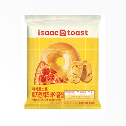 이삭토스트 피자앤치즈 베이글칩 50g x 8개, 8개, 50g