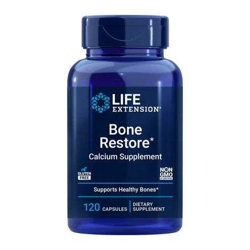 라이프익스텐션 골밀도 칼슘 + 비타민 K2 120캡슐 - Life Extension Bone Restore with Vitamin K2 120 cap
