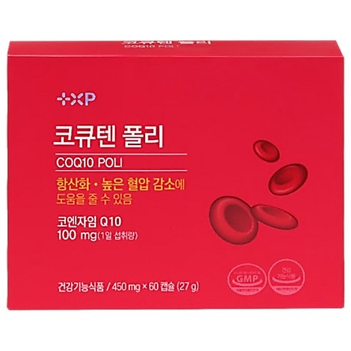 비타민하우스 코엔자임 NatQ 코큐텐 폴리 나토큐 나토키나제 항산화 높은 혈압 감소, 1개, 60정