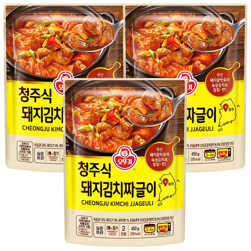 오뚜기 청주식 돼지김치짜글이
