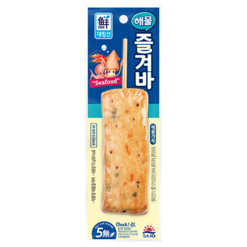 대림선 해물즐겨바 70g 핫바, 70g, 60개