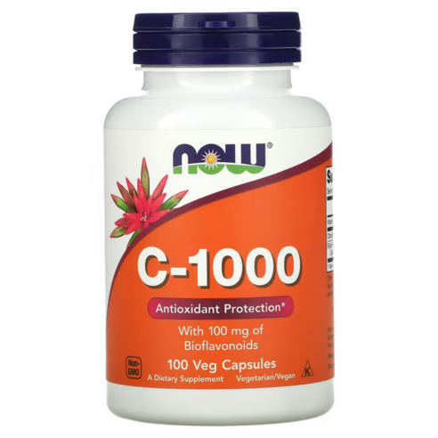 나우푸드 비타민 C 1000 100캡슐 바이오플라보노이드 VitaminC 아스코르브산