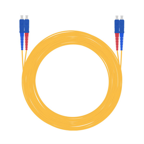 NEXT-SS210SM SC-SC 광 패치코드 케이블 10M 싱글모드 점퍼코드 SFP, 기본, 1개, 10m