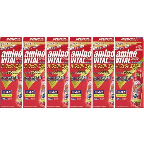 아미노바이탈 아미노샷 퍼펙트 에너지젤 2500mg 4개입 6박스