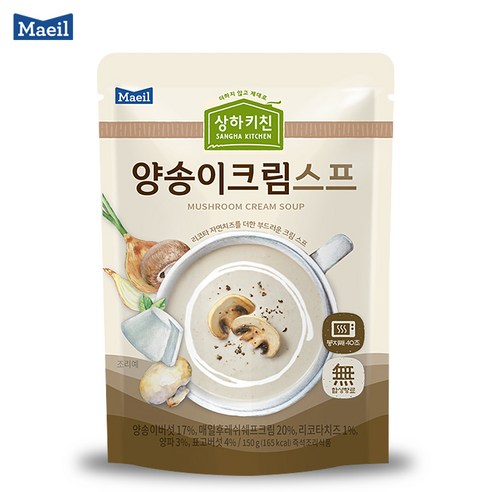 코스트코무료배송 상하키친 양송이크림스프, 150g, 1개