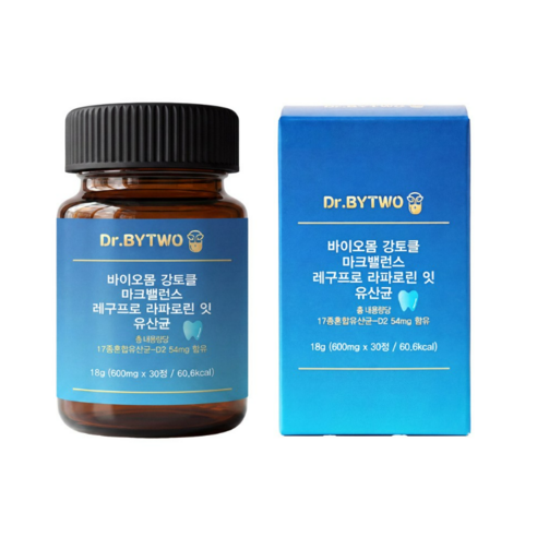 [딜라이트케어] 바이오몸 덴티토클 마크밸런스 레프로 라파로린 잇 구강유산균
