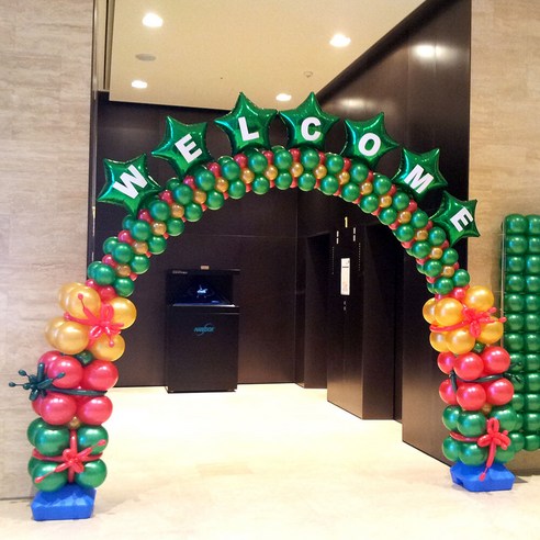 welcome선물아치