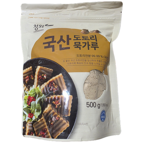 청화 국산 도토리 묵가루