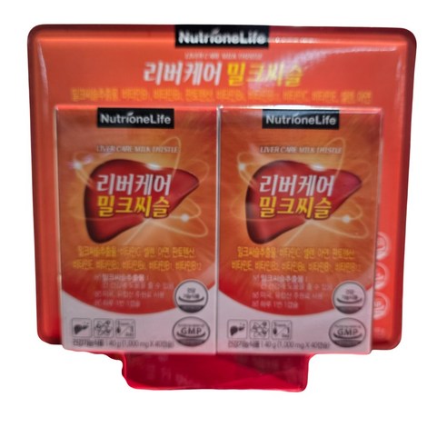 뉴트리원라이프 리버케어 밀크씨슬 1000mgX40캡슐X2개