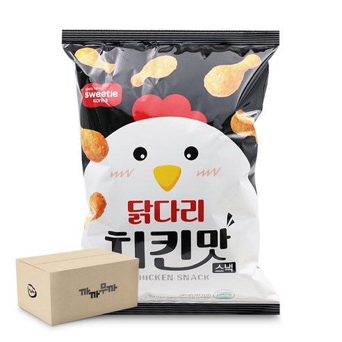 [달콤박스] 스위티코리아 닭다리치킨맛스낵 280g 12개입 1박스
