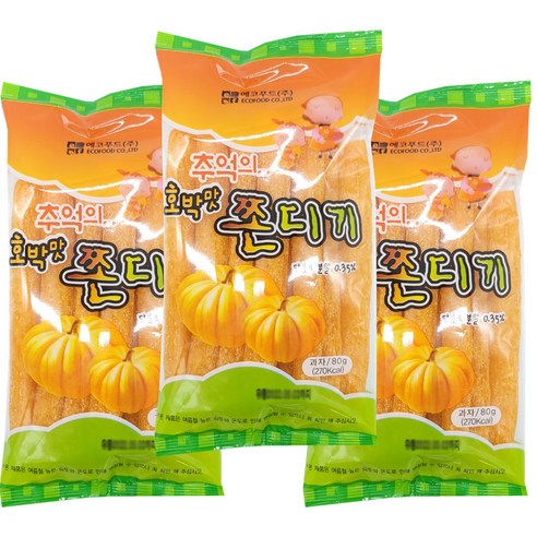 에코푸드 호박맛쫀디기90g