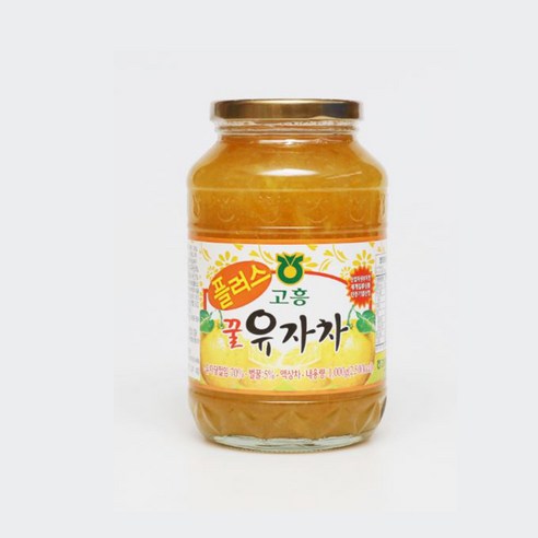 에스엠 마켓 유자청 고흥 두원농협 유자차 1KG X 2병 유기농유자