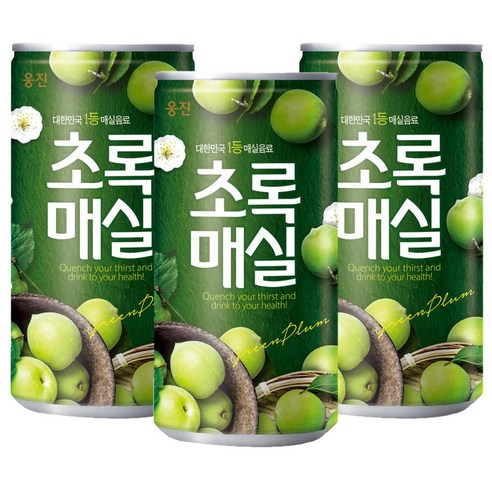 초록매실 180ml 30캔 3박스