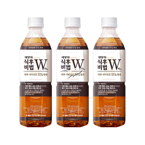 태양의 식후비법 더블유W차 500ml