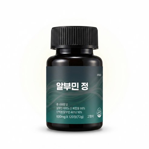 초록숨결 고함량 식약청 인증 알부민 정