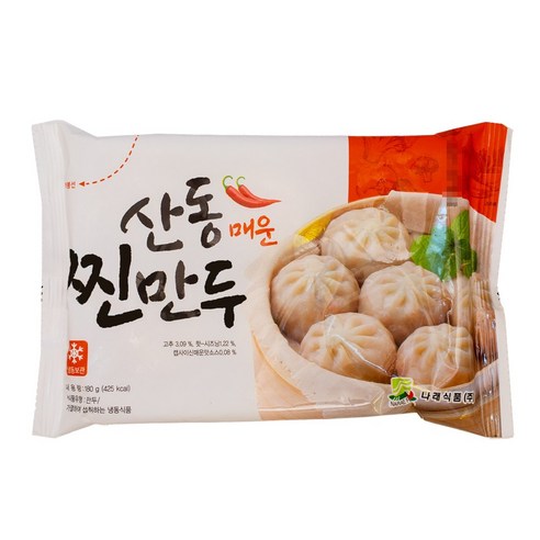 산동 매운 포자찐만두