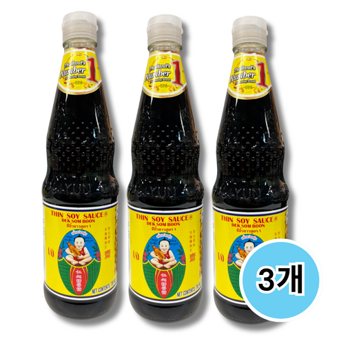 헬씨보이 씬소이소스(씨유담) 700ml Thailand Healthy Boy Thin Soy Sauce (Cyudam) 700ml