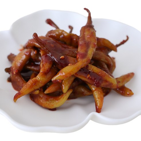 [여우마을 수제반찬] 촌스러운 양념고추장아찌 업소용 고추장아찌, 4kg, 3개