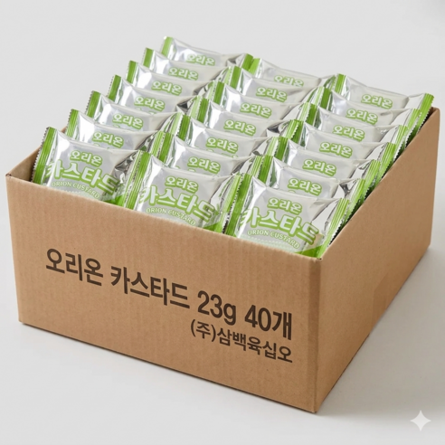 오리온 카스타드 개별포장간식