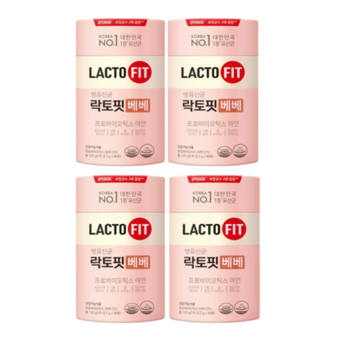 락토핏 베베 유산균, 120g, 4개