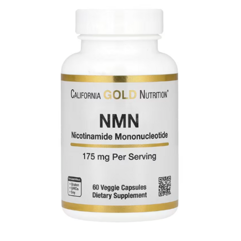 California Gold Nutrition NMN 175mg 베지 캡슐 60정 CGN-01920, 60정
