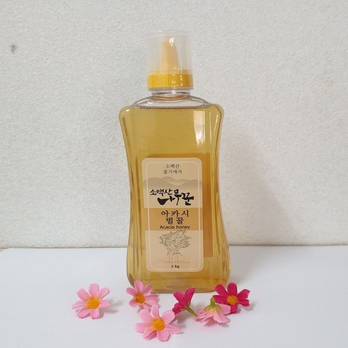 경북 영주 소백산나무꾼벌꿀의 아카시아꿀 500g, 야생화 잡화꿀 500g,