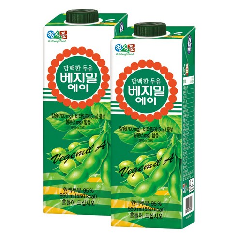 정식품 담백한 베지밀A 베지밀에이 950ml, 4개