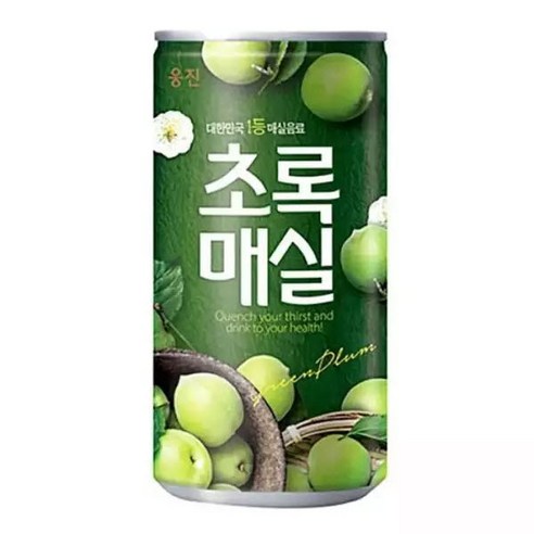 웅진식품 초록매실 180ml 60개입(2박스)