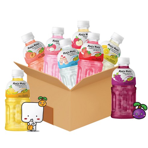 [쿨앤드몰] 모구모구 8종혼합 (망고 +사과 +멜론 +리치 +블랙커런트 +딸기 +파인애플 +복숭아 )