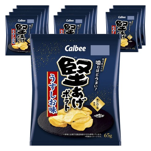 가루비 카타아게 포테이토 연한 소금 맛 65g x 12봉 외 2종