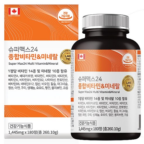 힐링팩토리 슈퍼 맥스24 종합비타민 앤 미네랄