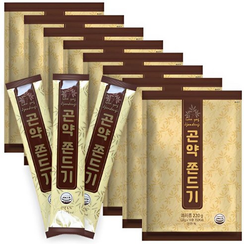 곤약쫀드기 22g 10개 8봉 총 80개, 수담 쫀디기 쫀득이 국내산 곡물