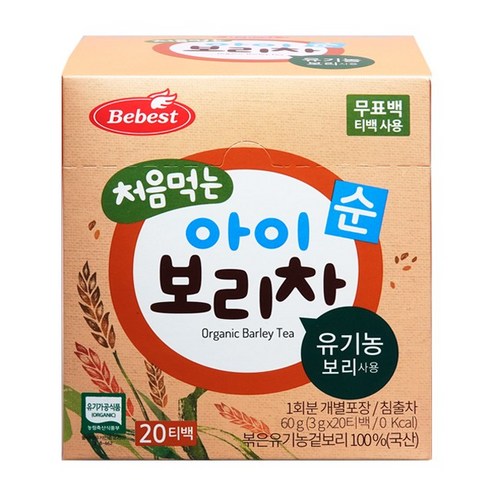 베베스트 처음먹는 아이 보리차, 60g, 1개