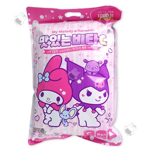 마이멜로디 쿠로미 맛있는비타C 1000정+100정