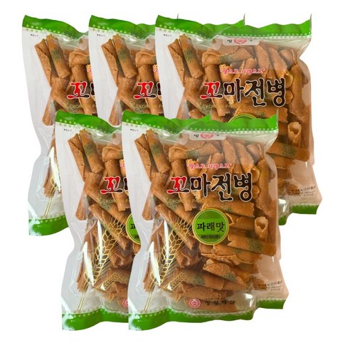 정성제과 옛날과자 꼬마 전병 파래맛 205g