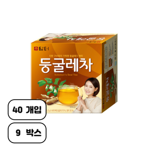 담터 둥굴레차, 1.2g, 40개입, 9개