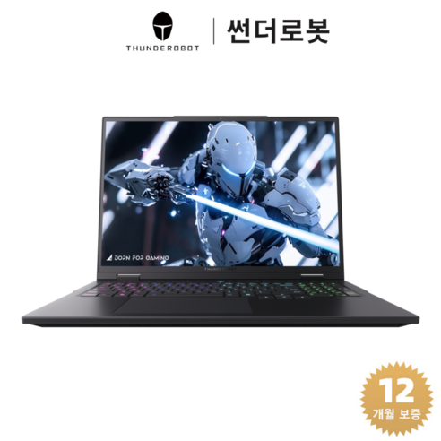 ThundeRobot 썬더로봇 RZ16 인텔 14세대 코어 i7-14700HX RTX 5060, RZ16-i7147HX56C1Q240RB, Free DOS, 16GB, 1TB, 블랙
