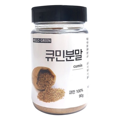90g 큐민분말 쯔란 헬로우그린 가루 통 커민 29967ea 1(EA), 1개, 90g