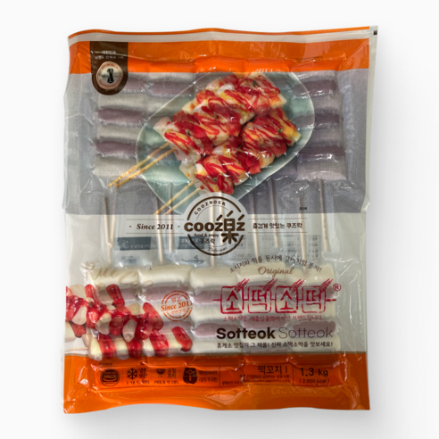 쿠즈락 소떡소떡, 1.3kg, 9개