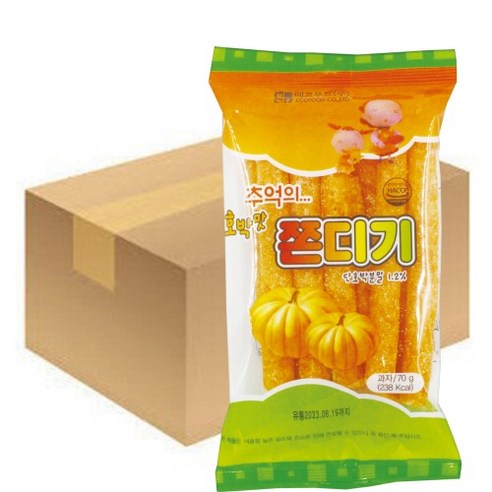 에코푸드 추억의 호박맛 쫀드기 쫀디기