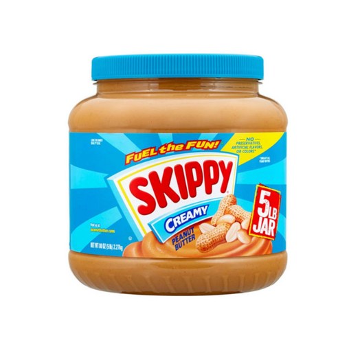 SKIPPY Creamy Peanut Butter 스키피 크리미 피넛버터 땅콩잼 80oz(2.27kg)