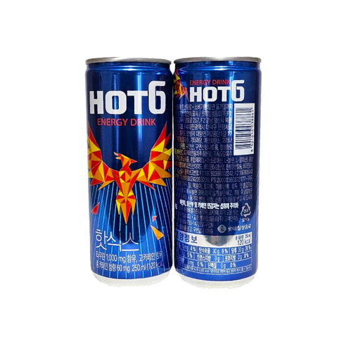 롯데칠성음료 핫식스 오리지널 에너지음료 고카페인 250ml x 15개